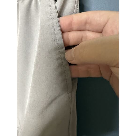90 Degrees Cargo Joggers Women's Size Medium Lightweight Grey Easy On Cozy - Picture 5 of 11